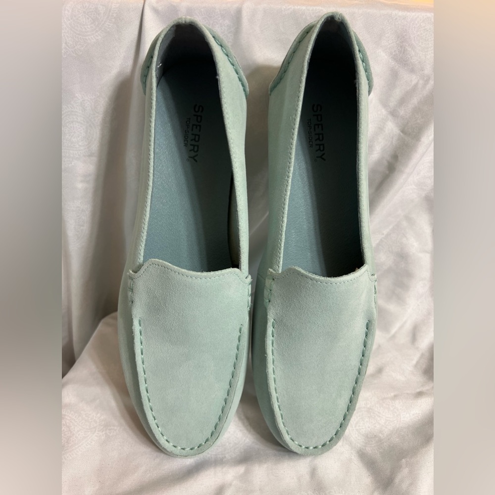 Bay View Suede Mint Women’s Size 11 Sperry Top-Sider